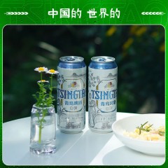 青岛啤酒TSINGTAO白啤11度500ml*12听(2020版)