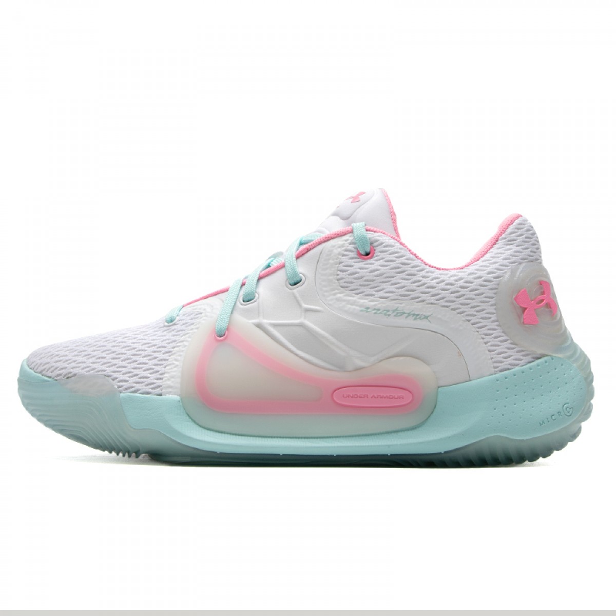 安德玛UA Spawn2男子新款训练防滑耐磨低帮实战运动篮球鞋3022626-104 ZP